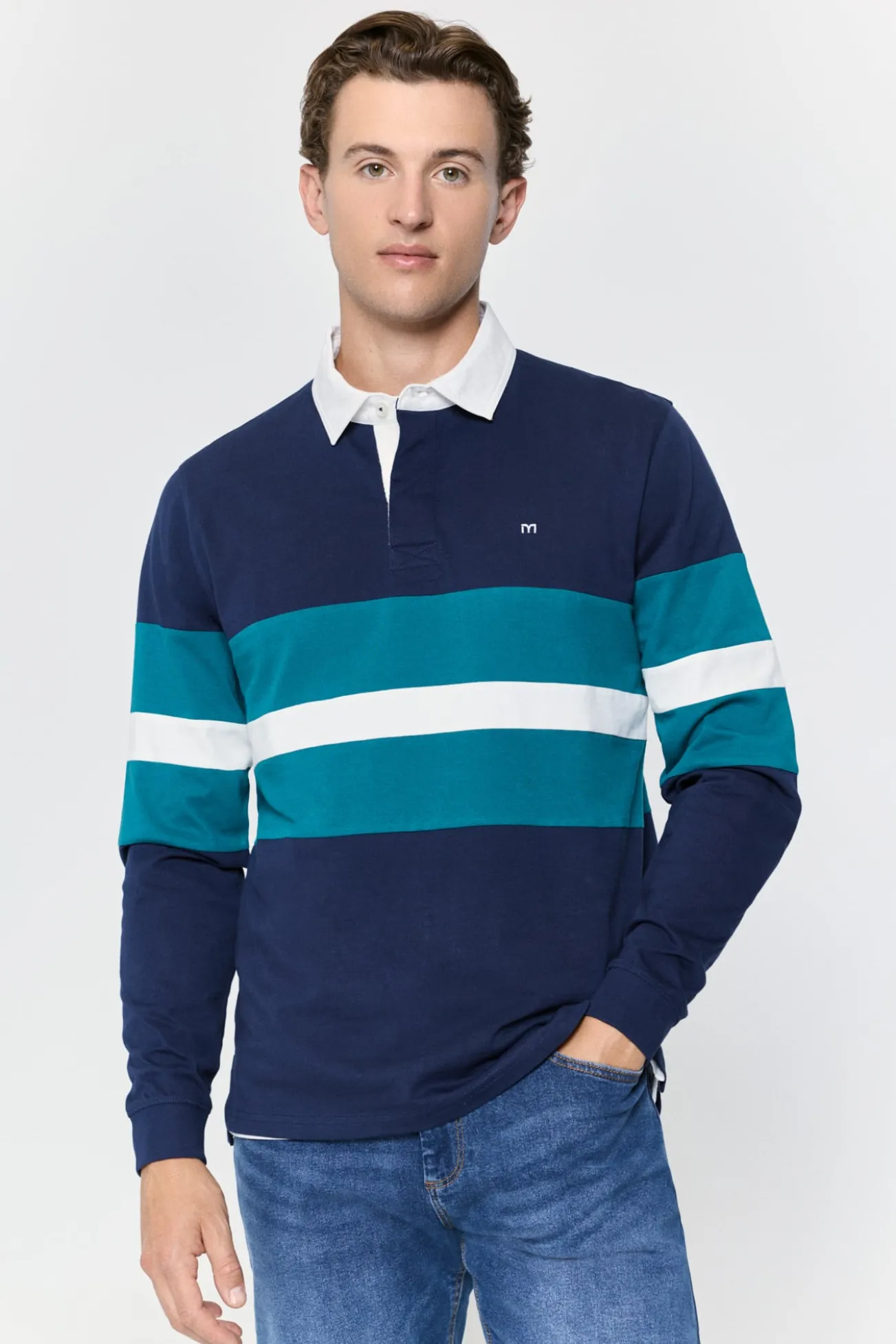Polo estilo rugby