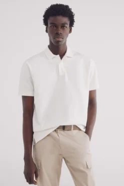 Polo estruturado regular fit
