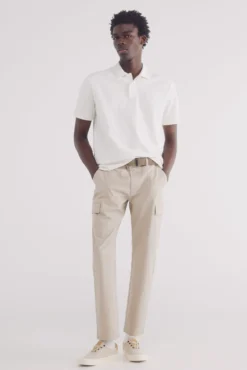 Polo estruturado regular fit