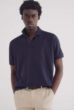 Polo estruturado regular fit