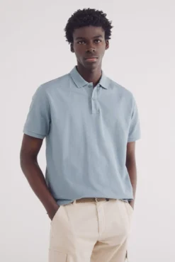 Polo estruturado regular fit