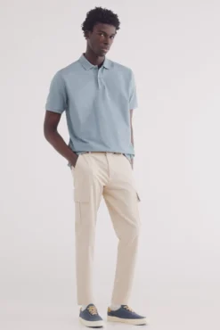 Polo estruturado regular fit