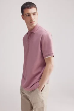 Polo estruturado regular fit