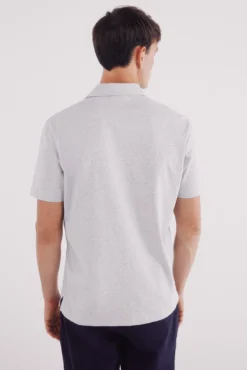 Polo jersey microrrisca