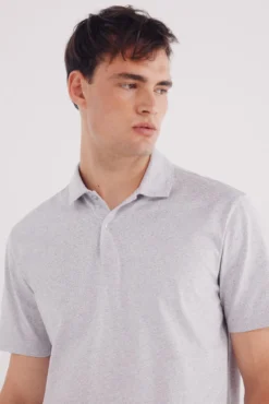 Polo jersey microrrisca
