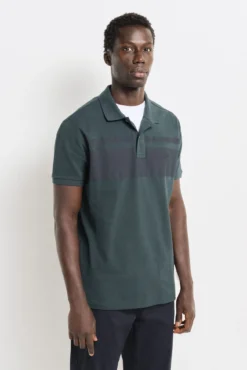 Polo piqué color block regular fit