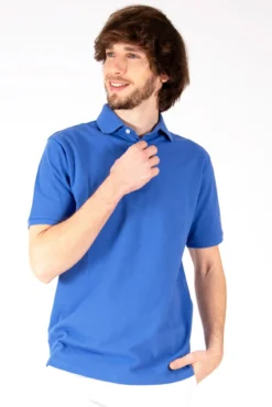 Polo piqué de manga curta