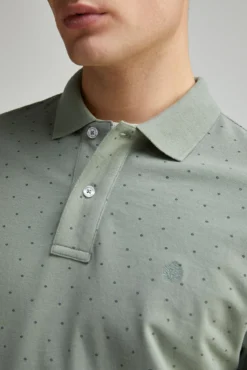 Polo piqué estampado integralmente regular fit