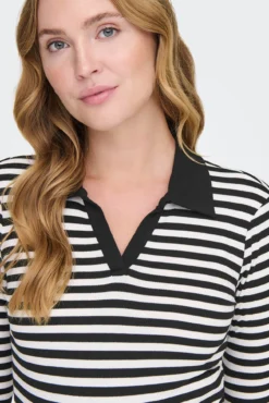 Polo riscas para maternity