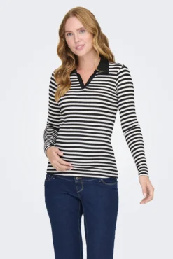 Polo riscas para maternity