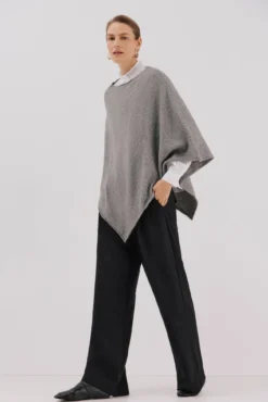 Poncho de toque suave