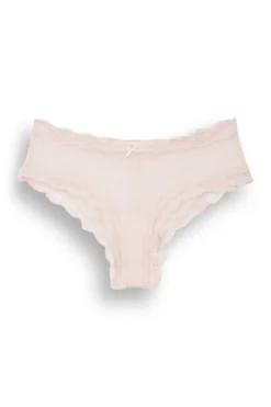 Renda brasileira larga de renda rosa