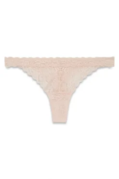 Renda de tanga rosa