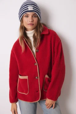 Robe de borrego vermelho