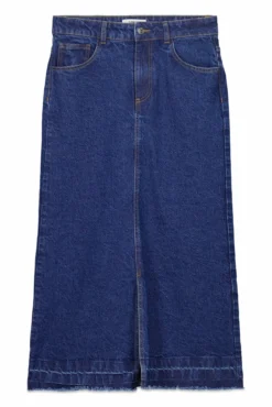 Saia Comprida Denim