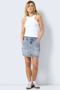 Saia curta denim