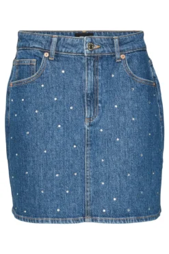 Saia curta denim