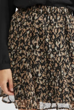 Saia curta estampada