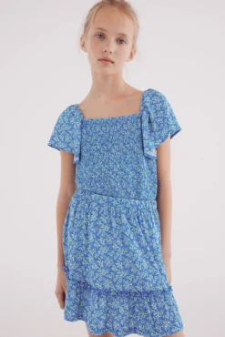 Saia curta estampada para meninas