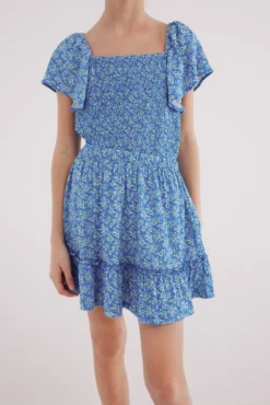 Saia curta estampada para meninas