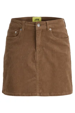 Saia de veludo cotelê slim fit