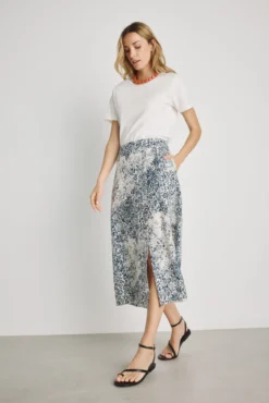 Saia estampada