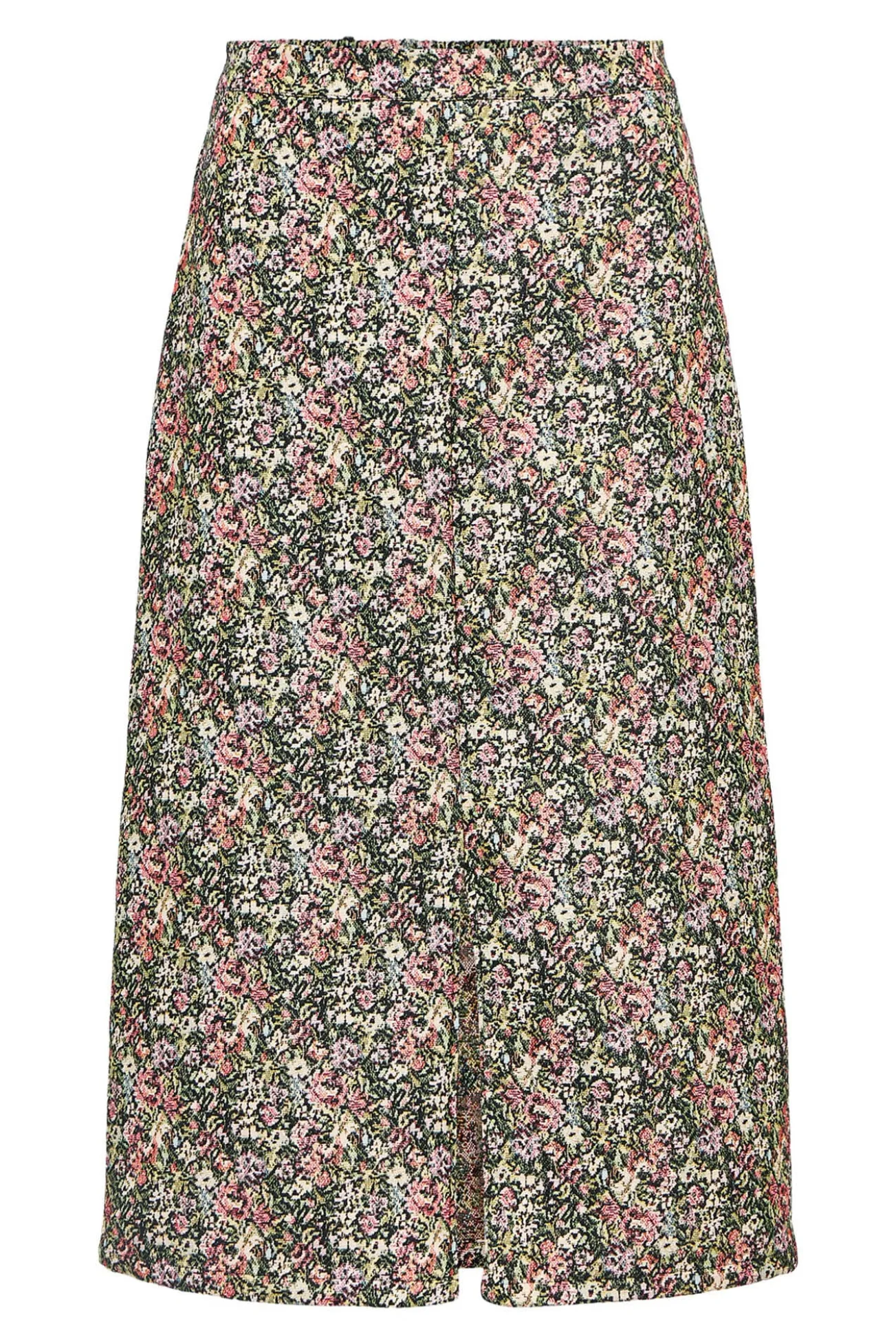 Saia estampada em jacquard