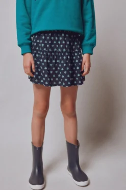 Saia flores para menina