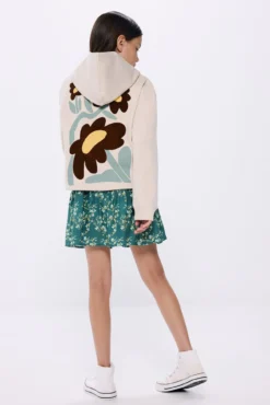 Saia flores para menina