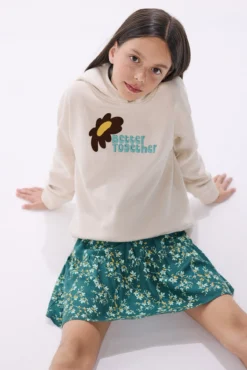 Saia flores para menina
