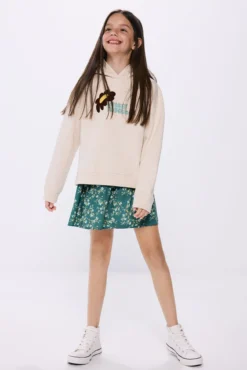 Saia flores para menina