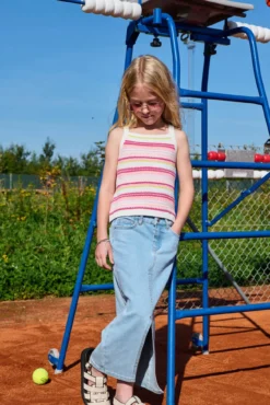 Saia jeans para menina