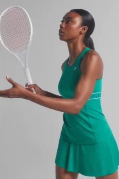 Saia microfibra verde roupa de ginástica interior