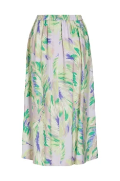 Saia midi com viscose