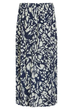 Saia midi estampada