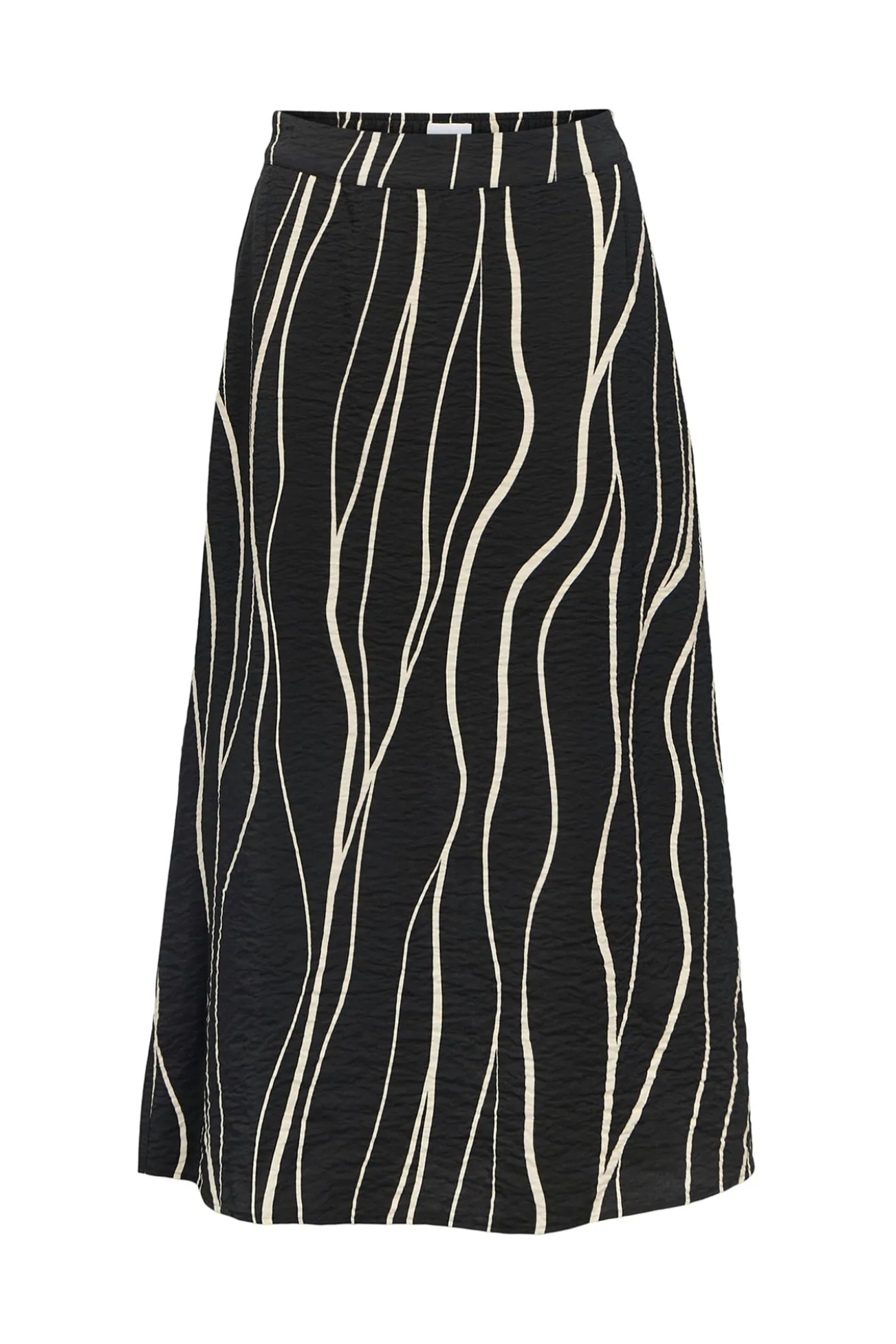 Saia midi estampada