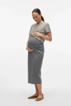 Saia midi maternity