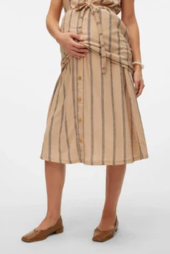 Saia midi maternity