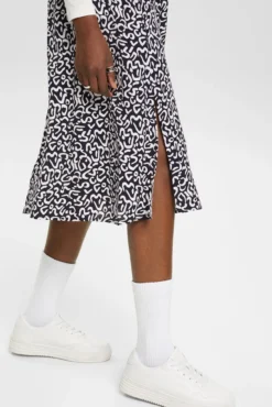 Saia midi print all-over viscose