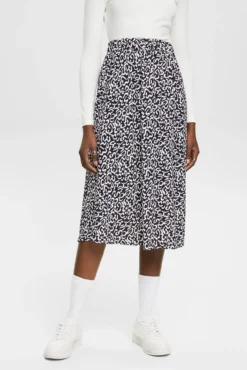 Saia midi print all-over viscose