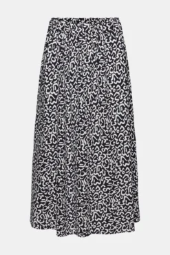 Saia midi print all-over viscose