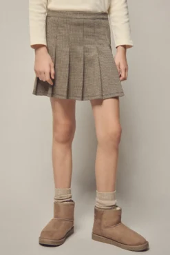 Saia xadrez de menina
