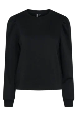 Schlichtes Sweatshirt mit Raffung