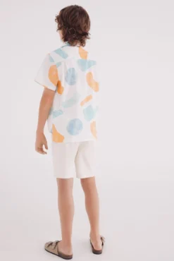 Shorts calças chino para meninos
