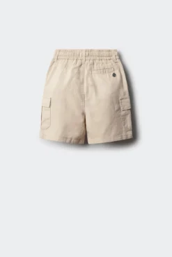 Shorts cargo de linho para meninos