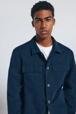 Sobrecamisa de algodão
