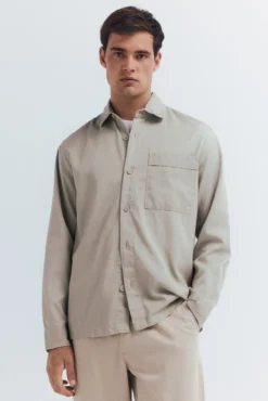 Sobrecamisa de tencel oversized