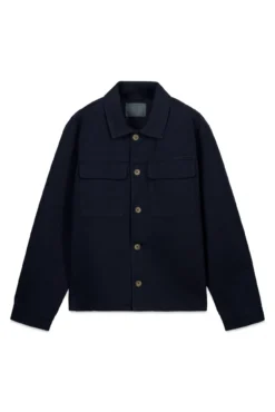 Sobrecamisa overshirt fit em algodão