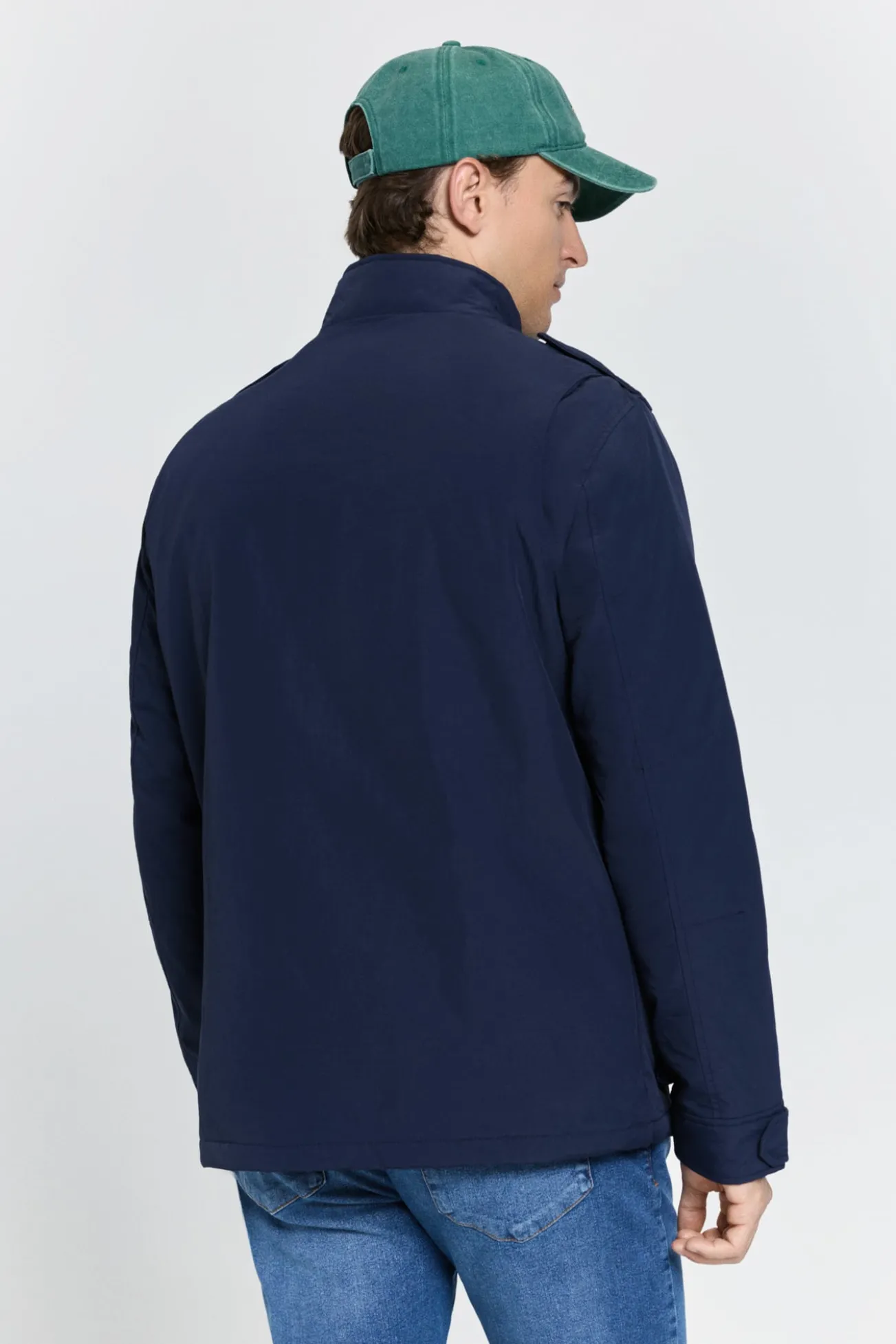 Sobretudo parka de corte regular