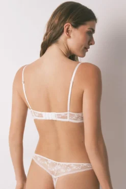 Soutien balconette de renda branca PRETTY